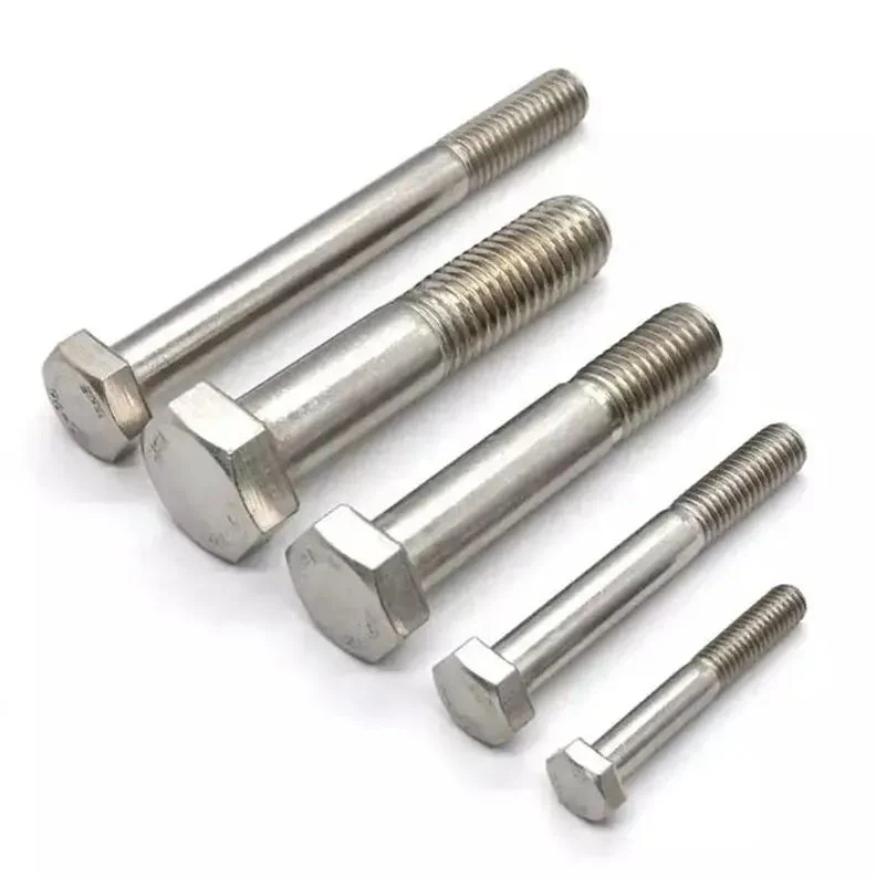 Top Quality Hex Head Bolt and Nuts Hexagon Bolts Washer Screw Zinc Plated All Style High Strength