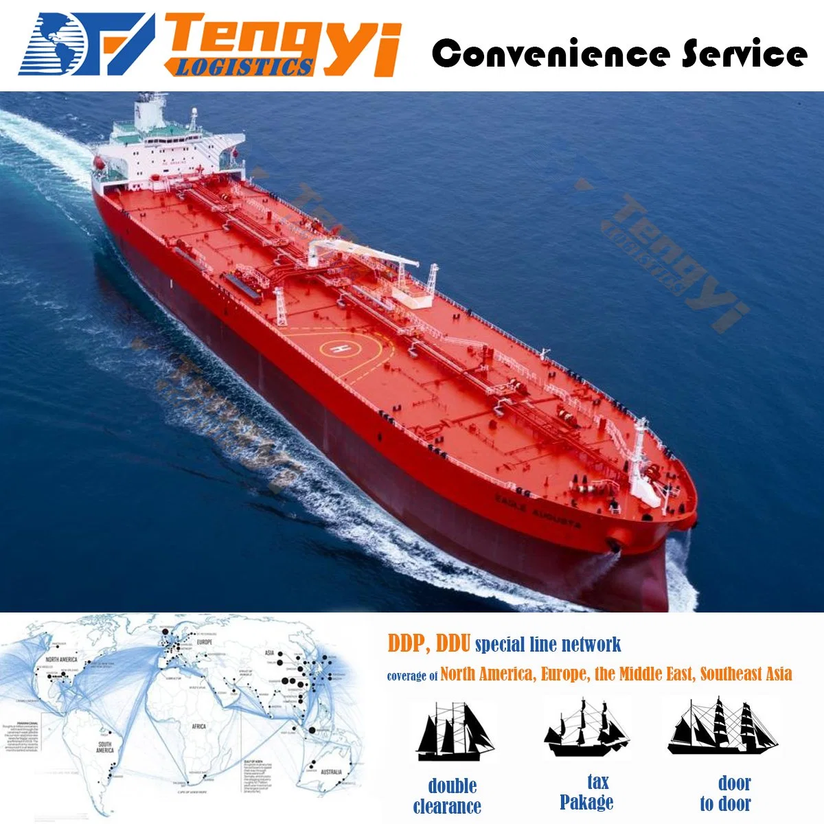 Tiptop Shipping Agent in Shenzhen Sea Freight DDP Shipping Service From China to Orleans/Nantes France