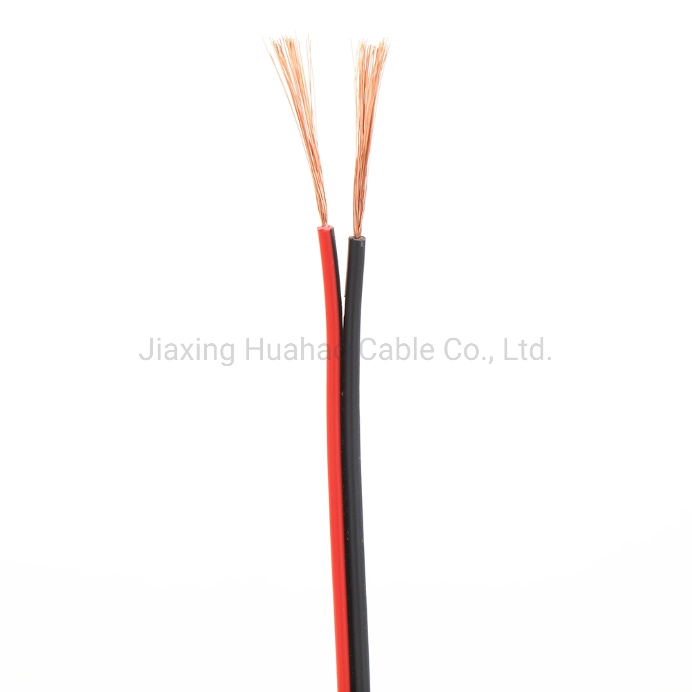 Electric/Electrical Transparent Red/Black White Sheath CCA Conductor Parallel-Twin Wire Spt Cable