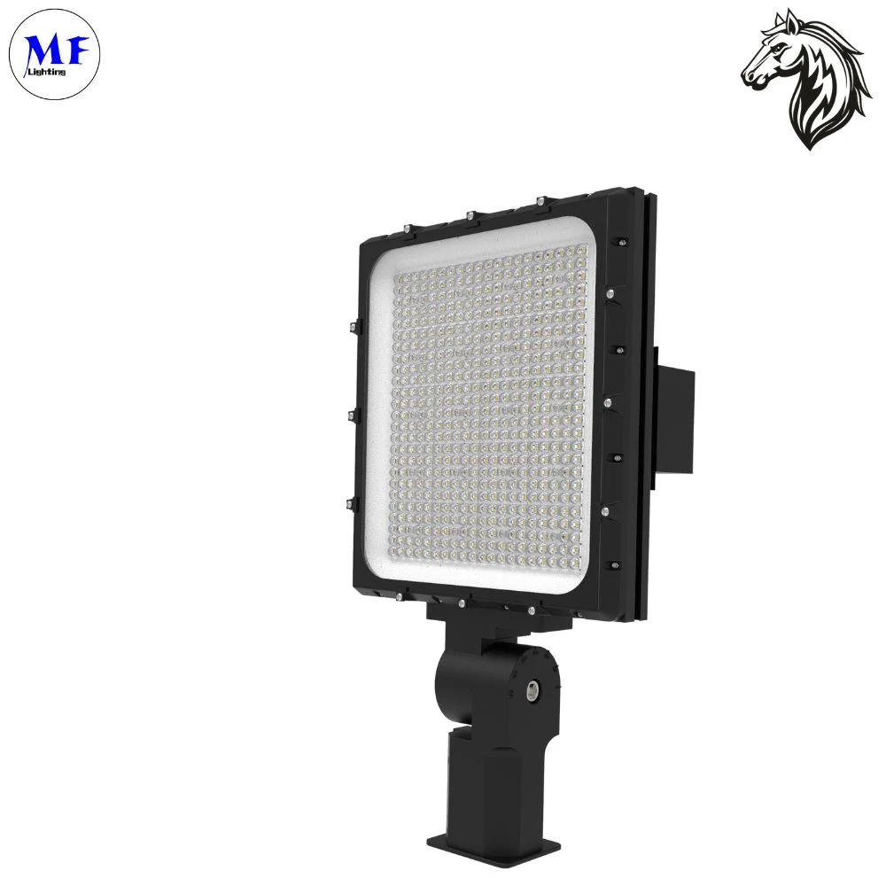 High Power 200W-1200W IP66 Waterproof LED Flood Light Lamp with Dali 0-10V Dimmable for Stadium Wharf Airport Dock Tower Crane Tennis Court Golf Course