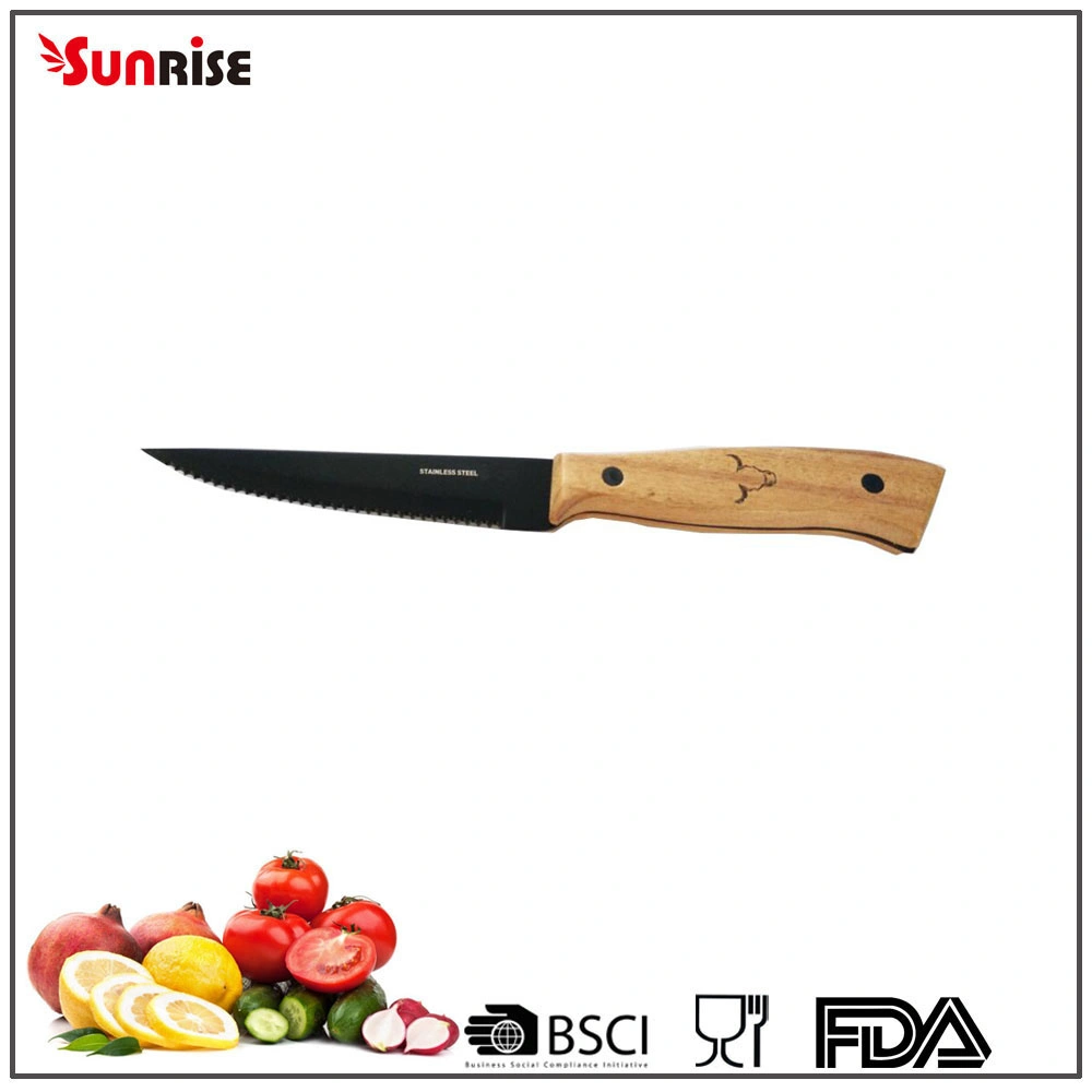 Kitchen Tools 8 Inch Chef Knife with Acacia Wood Handle (KSK371)