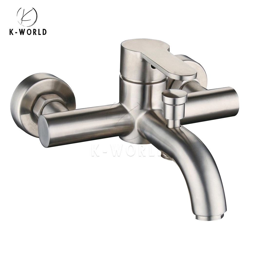 K-World Golden Color Bathroom Faucet Factory Wholesale/Supplier Bronze Bathtub Faucet China High Efficiency Bathtub Mixer Tap