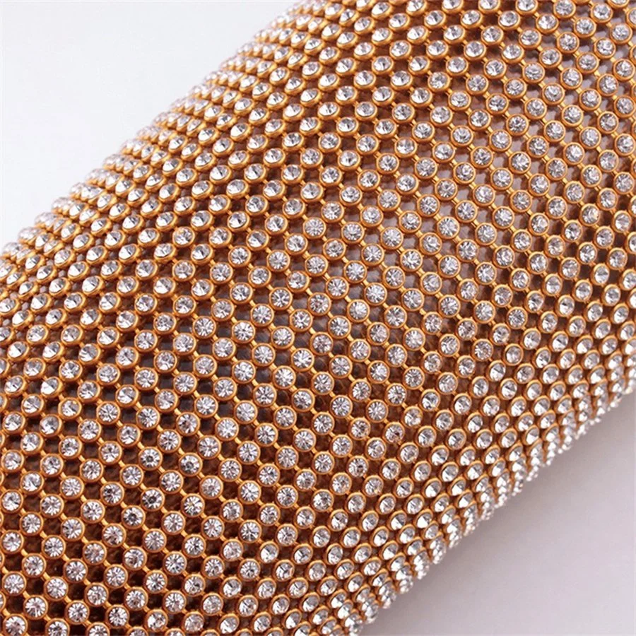 Großhandel 3 mm Gold AA Hotfix Strass Garment Zubehör Sliver Kristallglas Glitzersteinchen