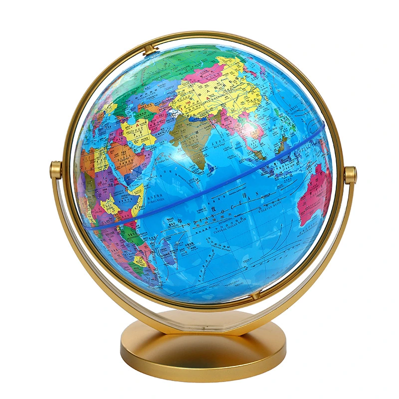 High-Precision Teaching Aids Illuminated Stand - 13 Inch Tall World Globe