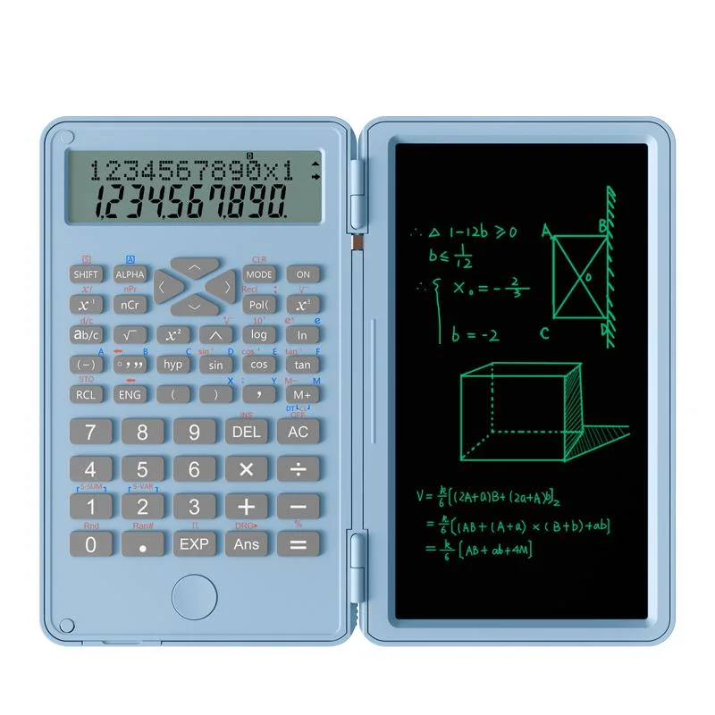 Tablero electrónico plano pantalla de 12 dígitos Calculadora científica