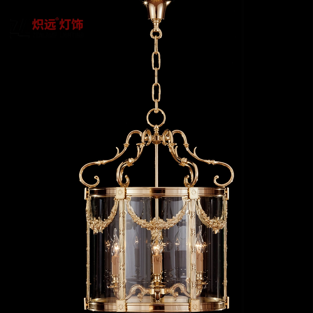 American Style Art Metal Crystal Chandelier Modern Restaurant Pendant Light