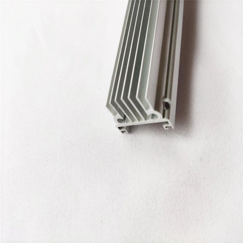 6063 T5 Sivery LED Heatsink Aluminum Profiles