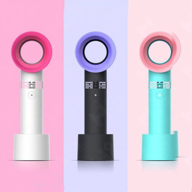 Portable USB Rechargeable Mini Handheld Cooling Bladeless Fan