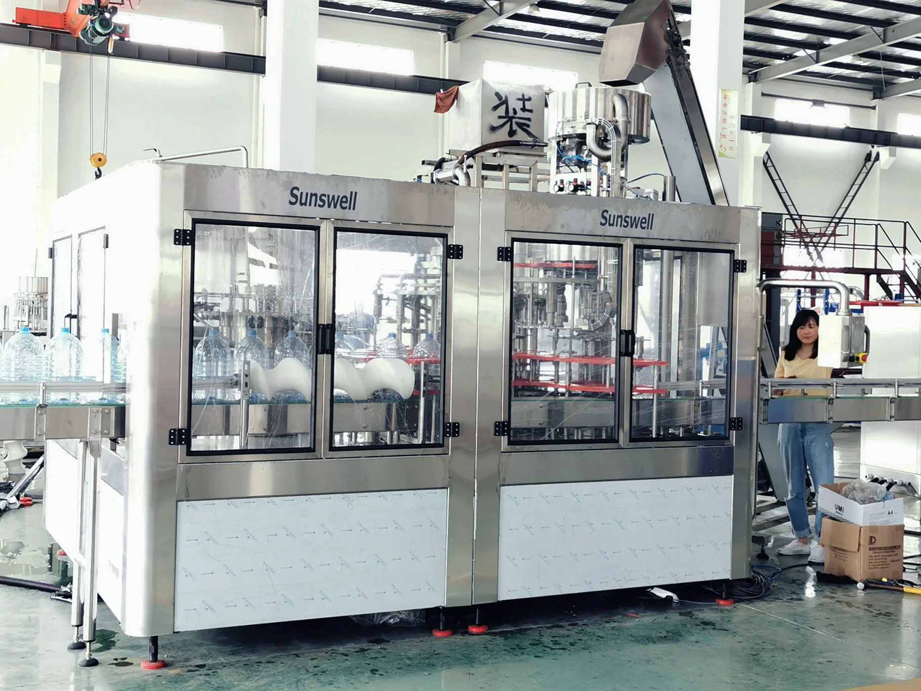 Rotary Weighing-Type Machine Pet Bottle 3L-10L Mineral Pure Water Filling Machine