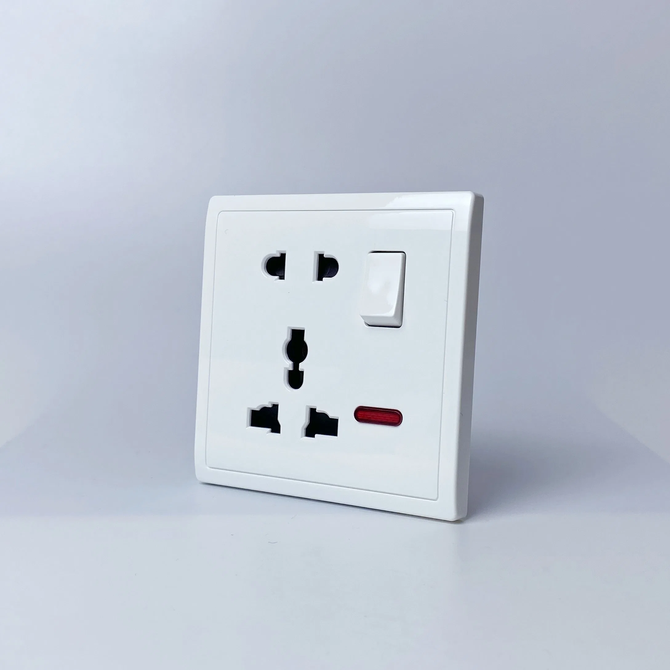 Shinelite nuevo diseño de botón grande Buen Material PC interruptor eléctrico de pared