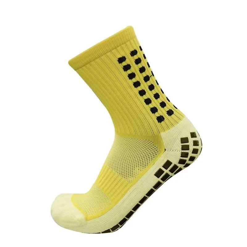 Deportes algodón de TUBO MEDIO Grip duradero no-Slip Knitting Wholesale/Supplier Gym Soccer Fútbol hombres Yoga mujeres Calcetines de calcetín