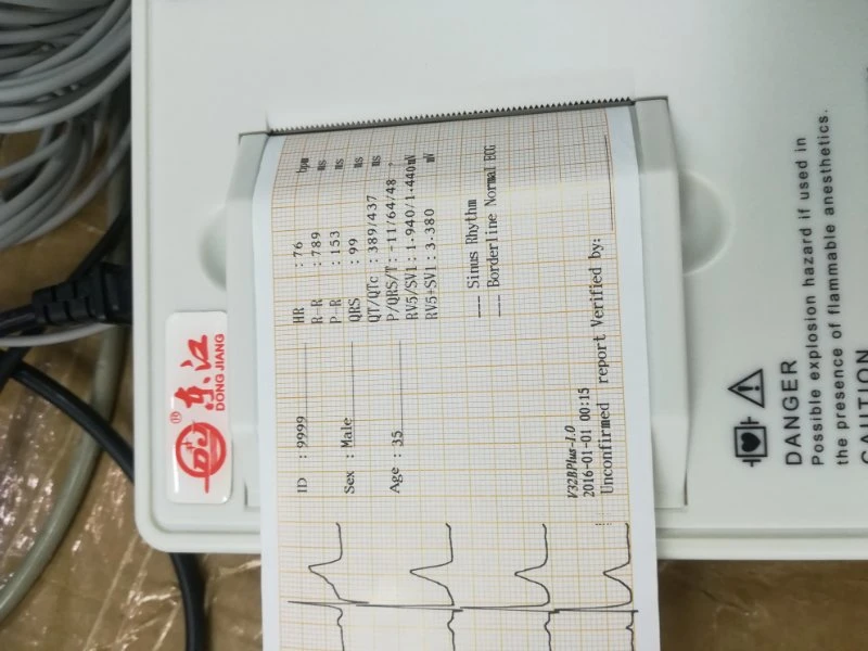 نظام ECG 12 لهولتر للقنوات ECG أثبت بشهادة CE مع محطة عمل ECG