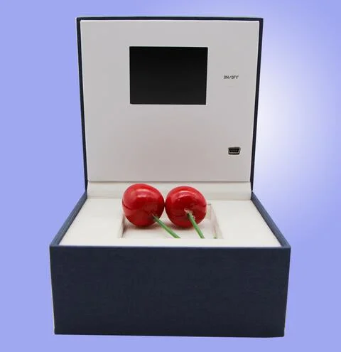 Romantische LCD-Bildschirm Video-Box für Schmuck Verpackung