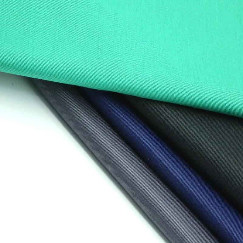 150GSM T/C 65/35 32*32 130*70 Twill Anti-Static Workwear Fabric for Gas Station and Power Plant