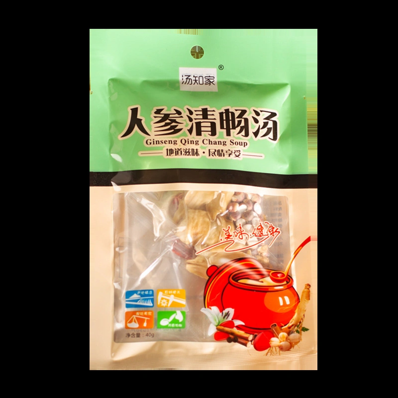 China Mayorista/Proveedor de hierbas sopa seca de Ginseng en bolsita listo para cocinar alimentos instantáneos