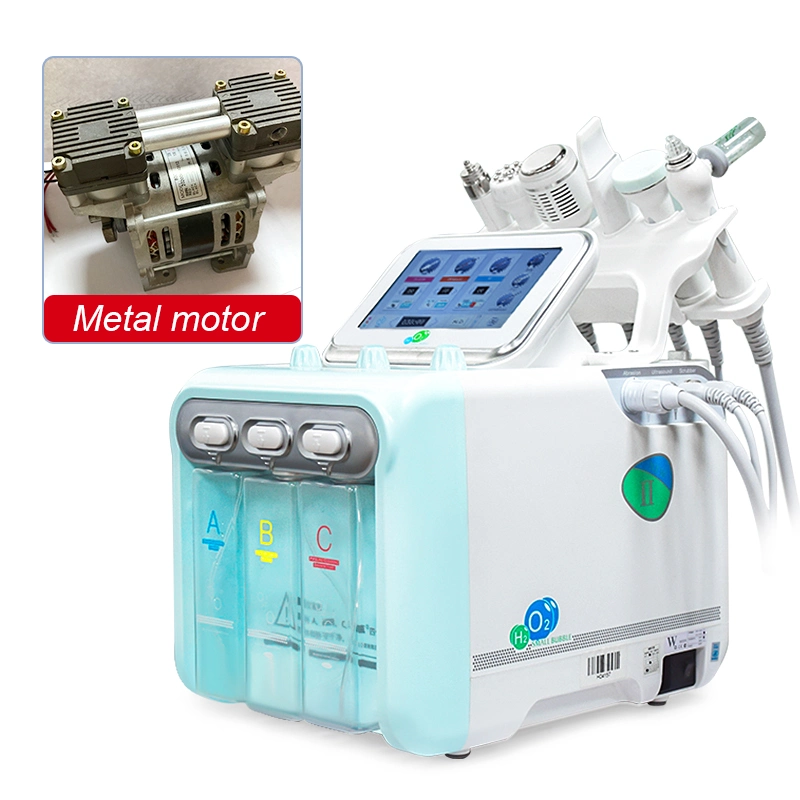 7in1 Multifunction Beauty Hydro Dermabrasion with Skin Detector Anti-Wrinkle Machine
