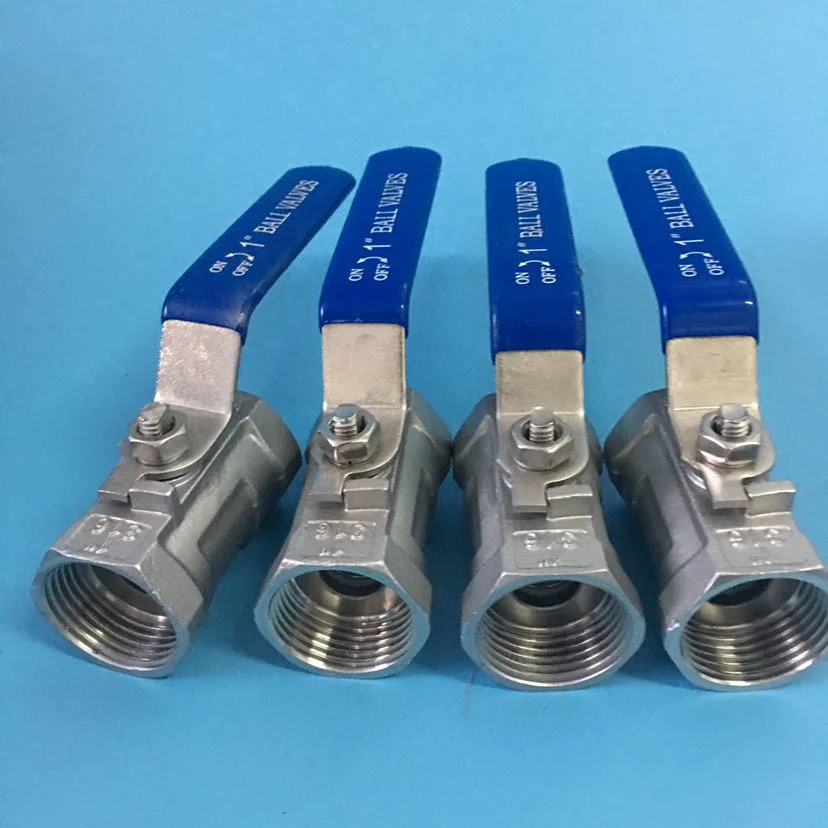 Custom Logo 1/2" SS304 High Pressure 1PC Ball Valve