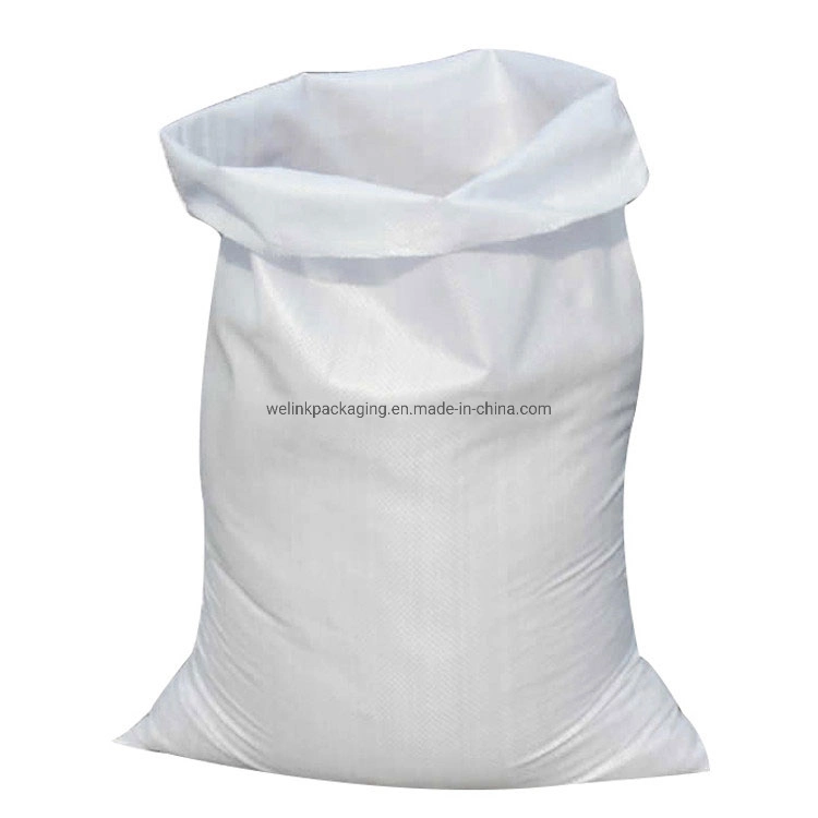 BRC SGS fábrica certificada ISO Mayoreo de Polipropileno Virgen 25kg 50kg Bolsa vacía tejida de PP para semilla de grano de maíz de arroz Bolsa de envasado de trigo de Harina de azúcar