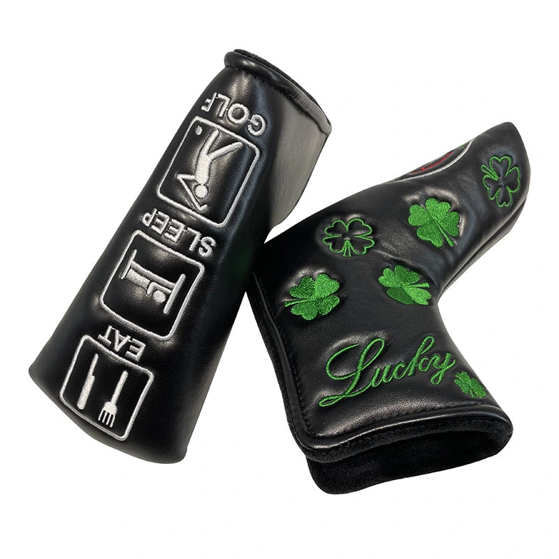 Factory Direct PU Leather Headcover Blade Golf Putter Cover