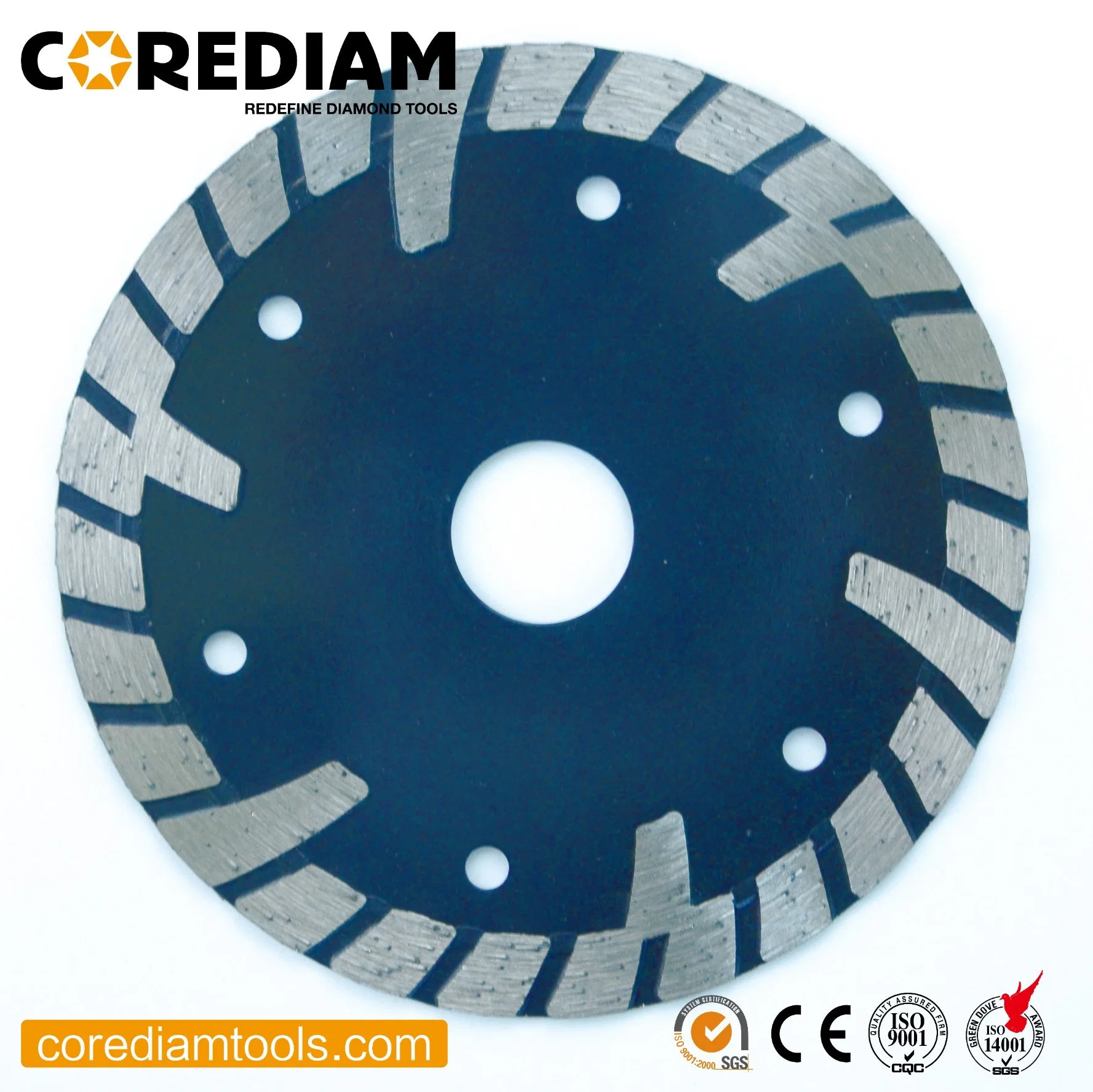 Long Cutting Life Diamond Turbo Type Stone Saw Blade/Diamond Tool