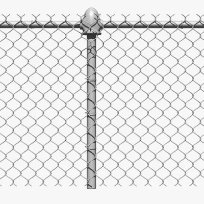 Low Price Galvanized Chain Link Fence Diamond Wire Mesh Factory Game Fence