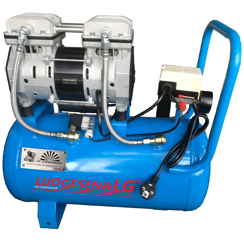 Max Dental Movable Mini Single Industrial Hot Portable Oilless Screw Part Free Rotary Oil Piston AC Air Pump Compressor