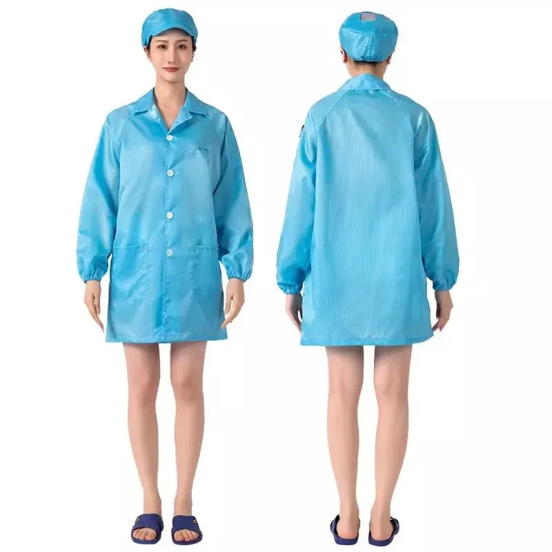 На заводе долгосрочных прямых продаж от пыли Anti-Static Workwear "чистом" производстве Jumpsuit Coverall ESD одежды для фармацевтической промышленности