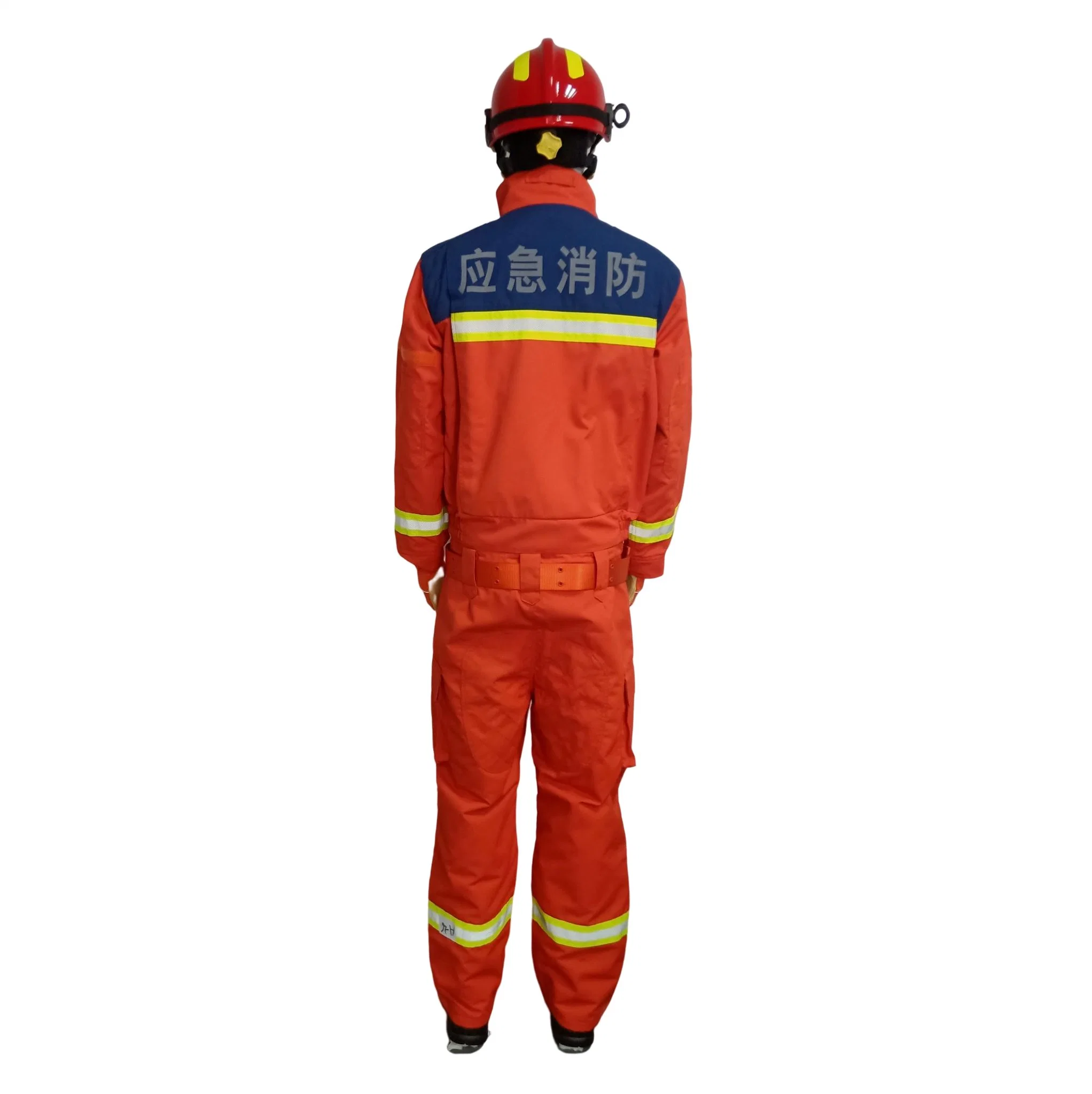 17-aramida de estilo de traje de rescate de emergencia 5 Piezas Traje de fuego Casco de rescate de emergencia