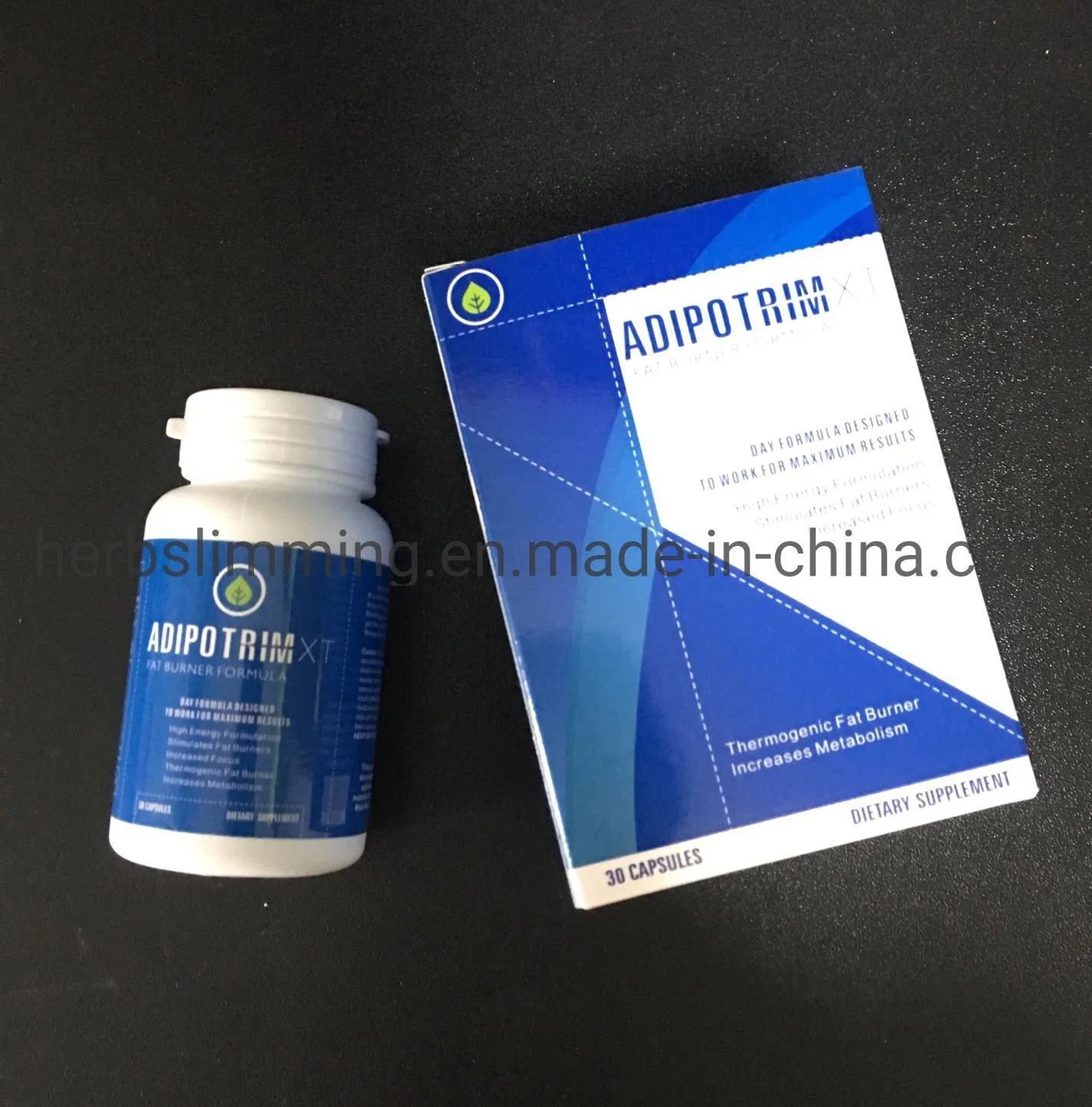 Strong Effect Hebal Slimming Capsules Adipotrim Xt Fat Burner Pills