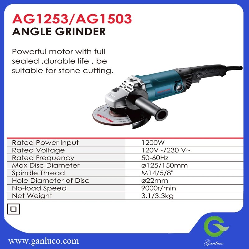 Electric Power Tools 720W 115mm / 125mm Angle Grinder AG1157 /AG1257