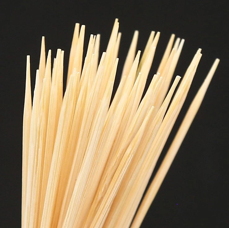 2022 Factory Direct Sale Disposable Double Pointed Smooth Surface Bamboo Toothpicks