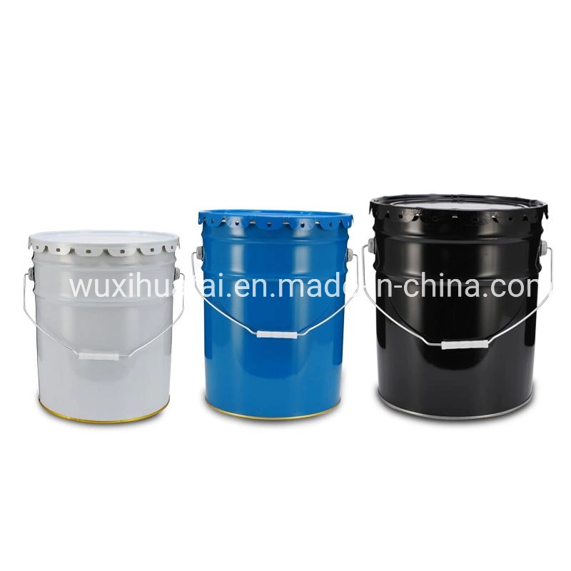 5 Gallon Tin cubeta 10L 18L de la cuchara de metal con mango &amp;tapa cubos grandes tambores