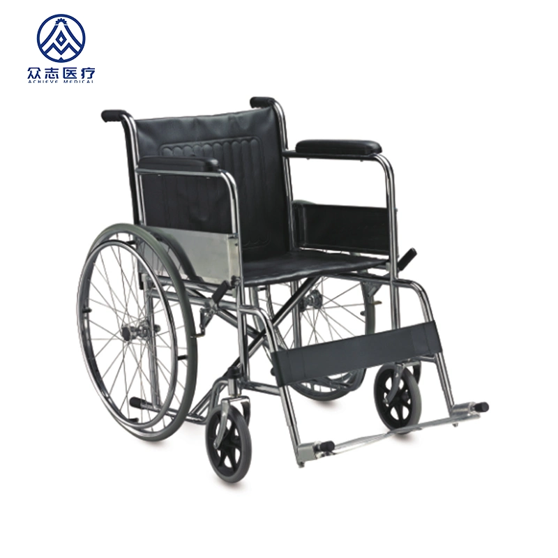 Folding Manual Wheelchair Economy Standard Medical Equipment Silla De Ruedas Wheelchair