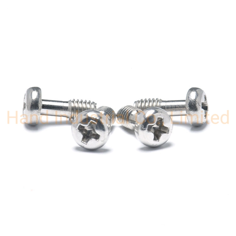 Professional ISO Certificated Phillips Pan Head Metal Captive Screws for Plastic