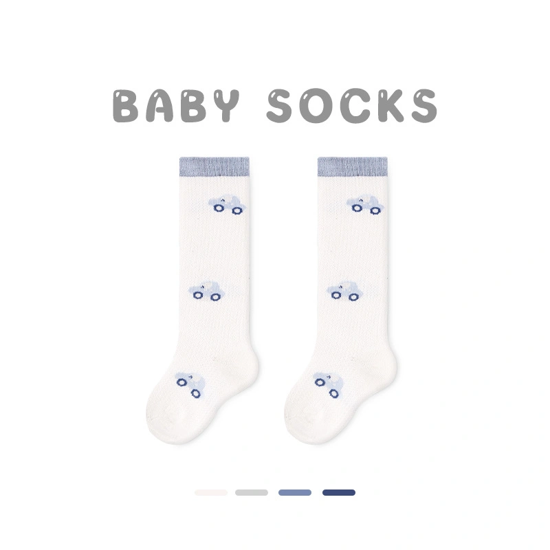 Wholesale/Supplier Tag-Free Organic Cotton Softy Breathable Seamless Baby Socks Stockings