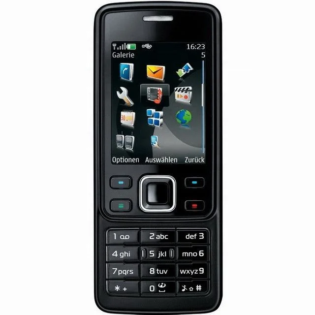 Cheap and Simple Classic GSM Strip-Shaped Mobile Phone on Sale with a 2.0-Inch Display Suitable for Nokia 6300