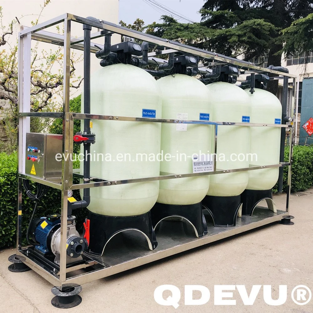 Petrochemical Industry Water Purification/Filtration Treatment Plant Multi-Media Backwash Water Filter and Softener Multimedia Sand/Active Carbon Filter