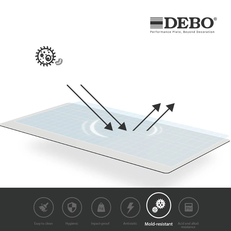 Новый дизайн Debo лаборатории мебель, 25 мм компактный Labench