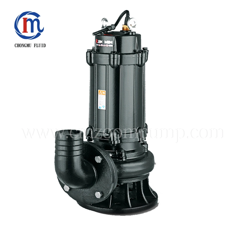 Vertical Cast Iron Body Flanged Joint Three Phase Submersible Sewage Pump