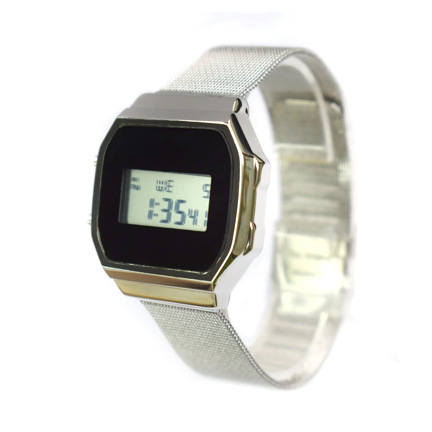 Wholesale/Supplier Stainless Steel Watch Strap Alarm Clock Watches Men (cm19045)