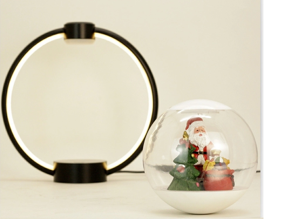 LED de levitação magnética presentes personalizados bolas de Natal Luz, Luz nocturna flutuante para decoração de Promoção de mesa do escritório