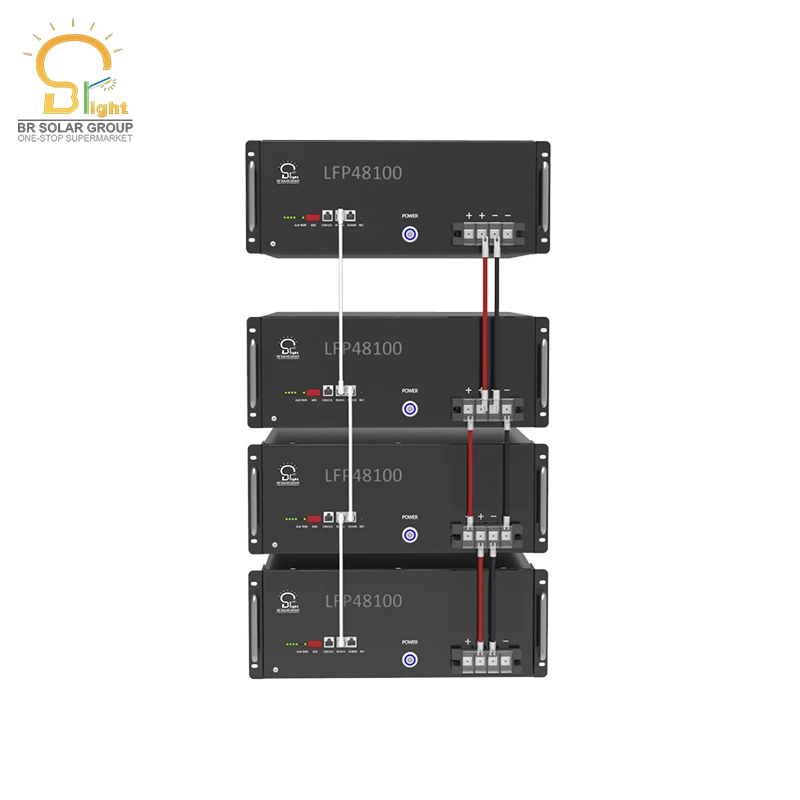 DC 48V 100ah Rechargeable Li-ion Solar Power LiFePO4 Lithium Battery