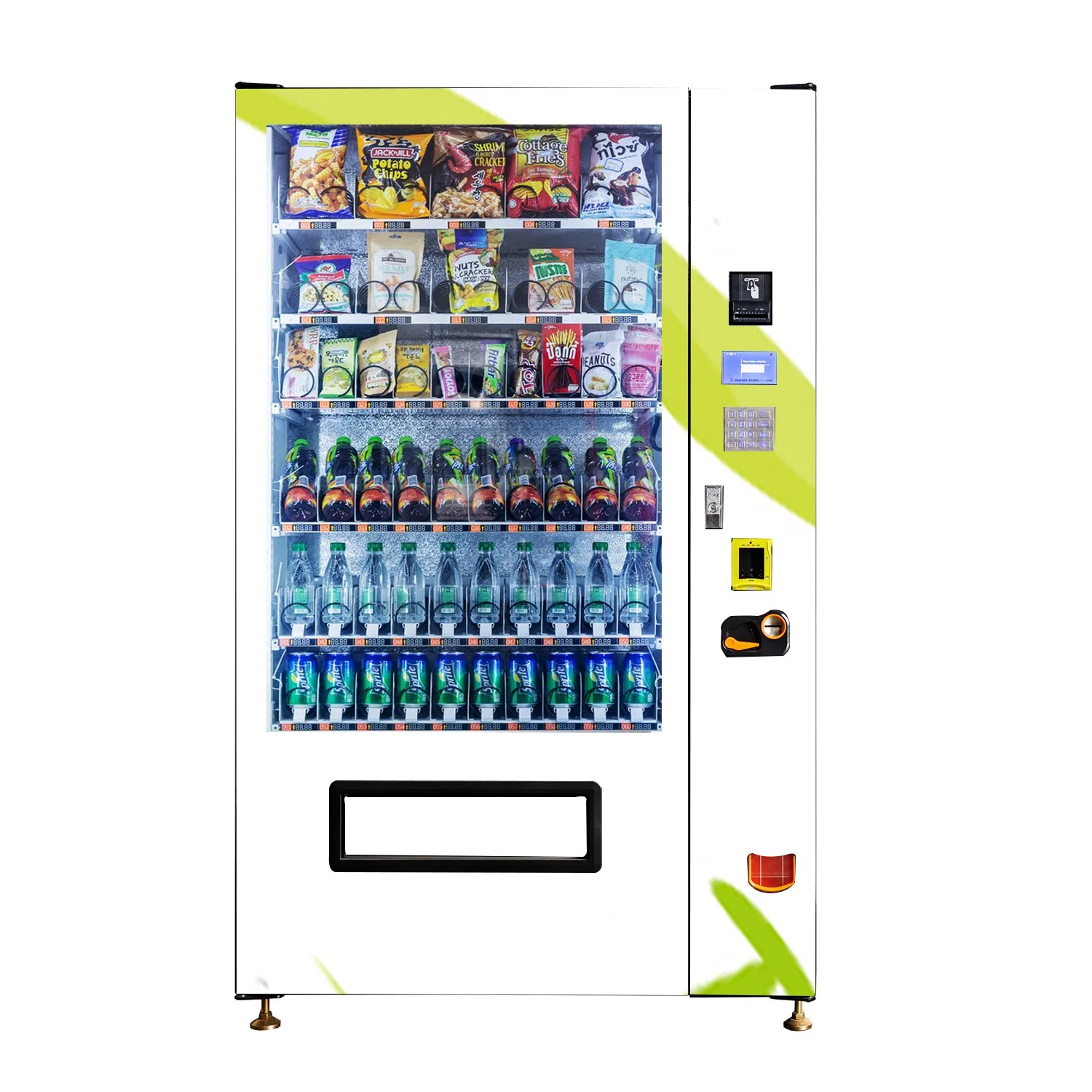 Vending Machine for Cakes, Bread and Beverage Foods with Refrigeration
