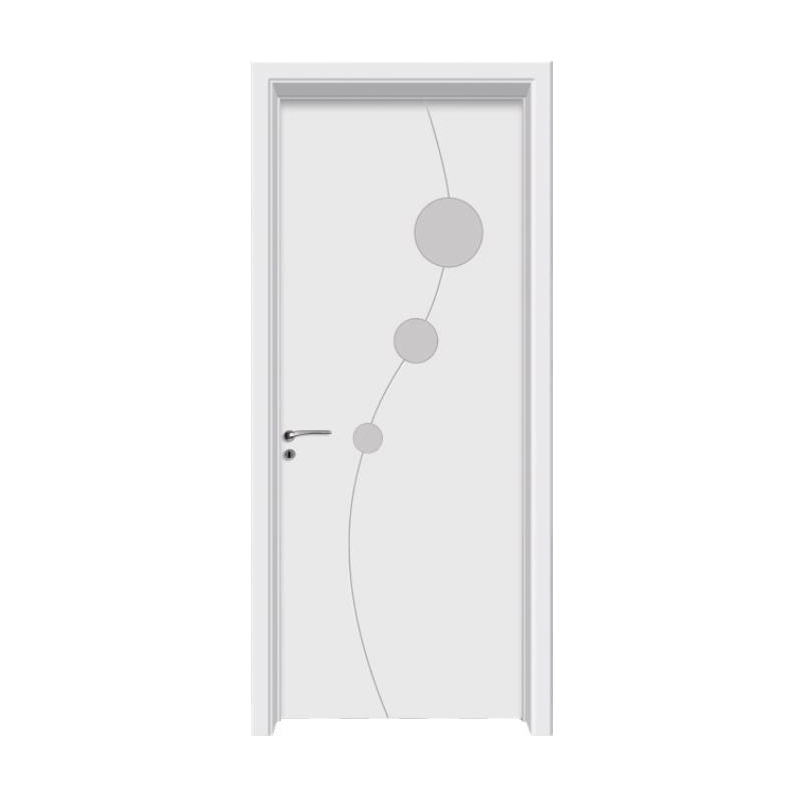 Waterproof Eco-Friendly Wooden Plastic Modern WPC Bathroom Interior Door