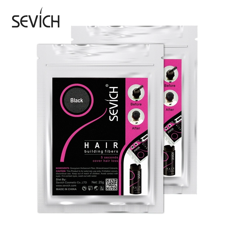 Private Label Hair Regrowth Treatment Hair Fiber 25g Refill Pack