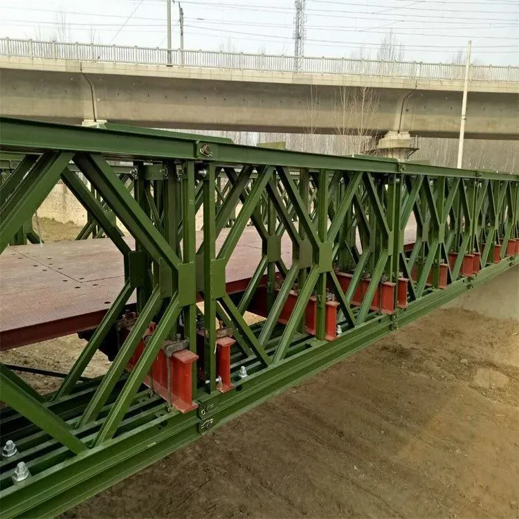 Estructura de acero de moderno diseño portátil prefabricados puente Bailey