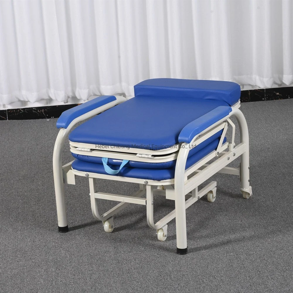 Chaise pliable de haute qualité accompagner mobilier d'hôpital pour l'utilisation d'hôpital