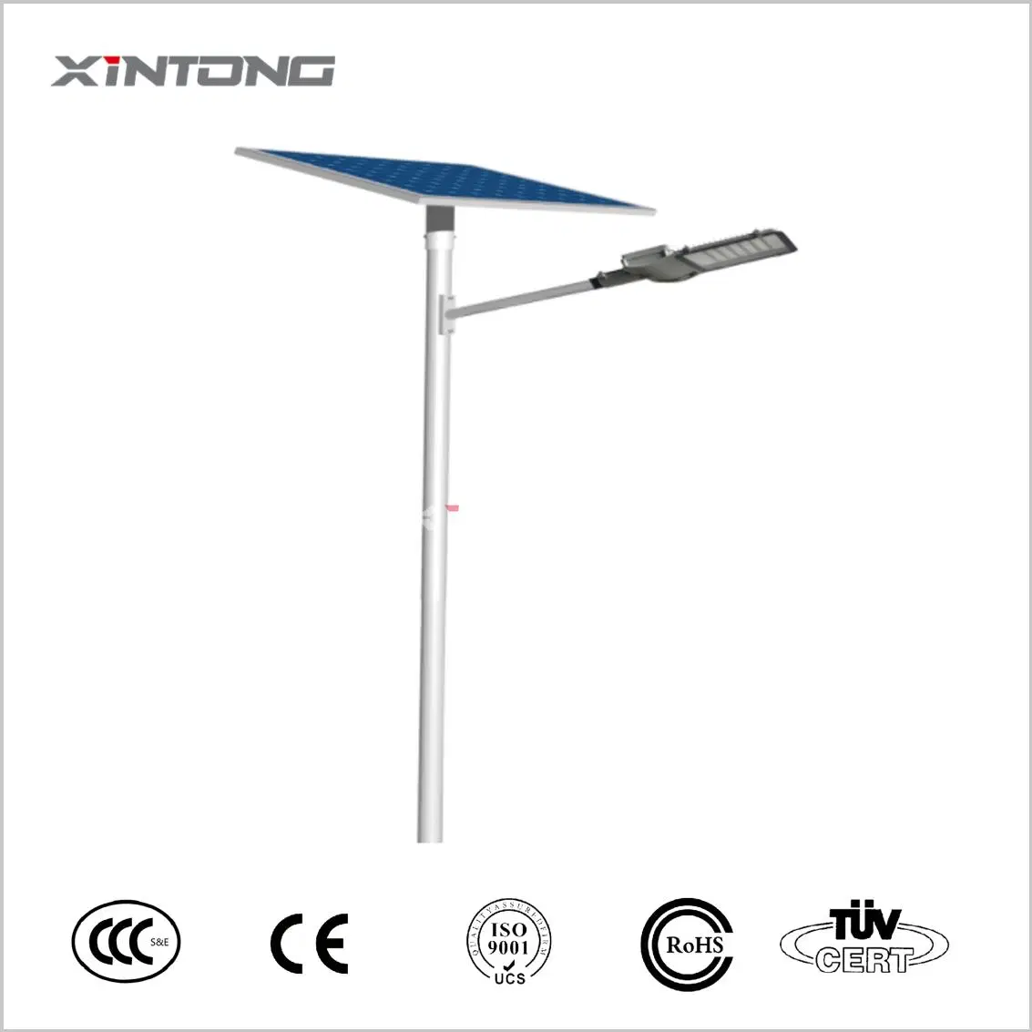 LED Solar Power Street Lighting Single Arm