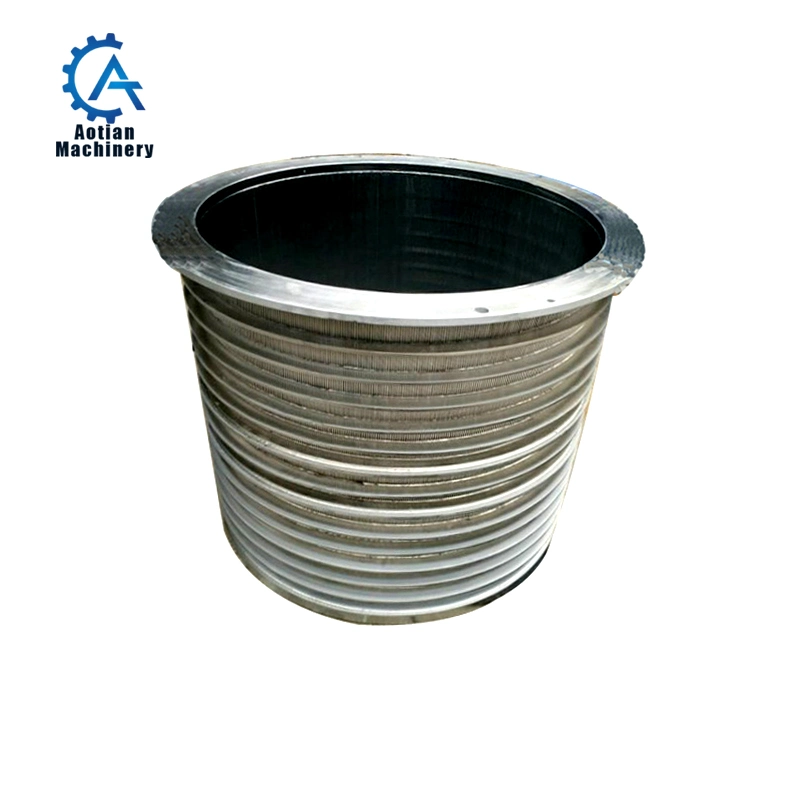 Stainless Steel Sieve Pressure Basket Screen Drum for Paper Machine