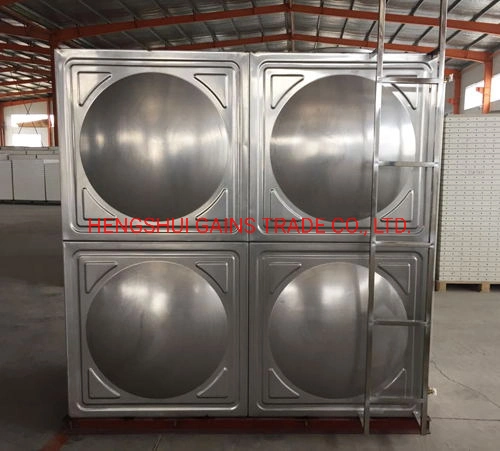 SS304 SS316L Stainless Steel Sectional Panel Water Tank